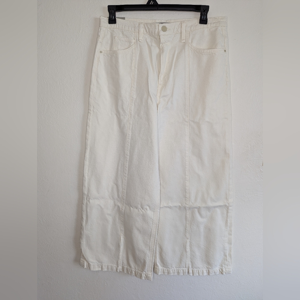 NWT Hudson Jeans James High-Rise Wide Leg Jeans Women's Size 33 Petite
